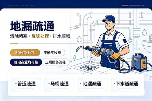 安康地漏疏通